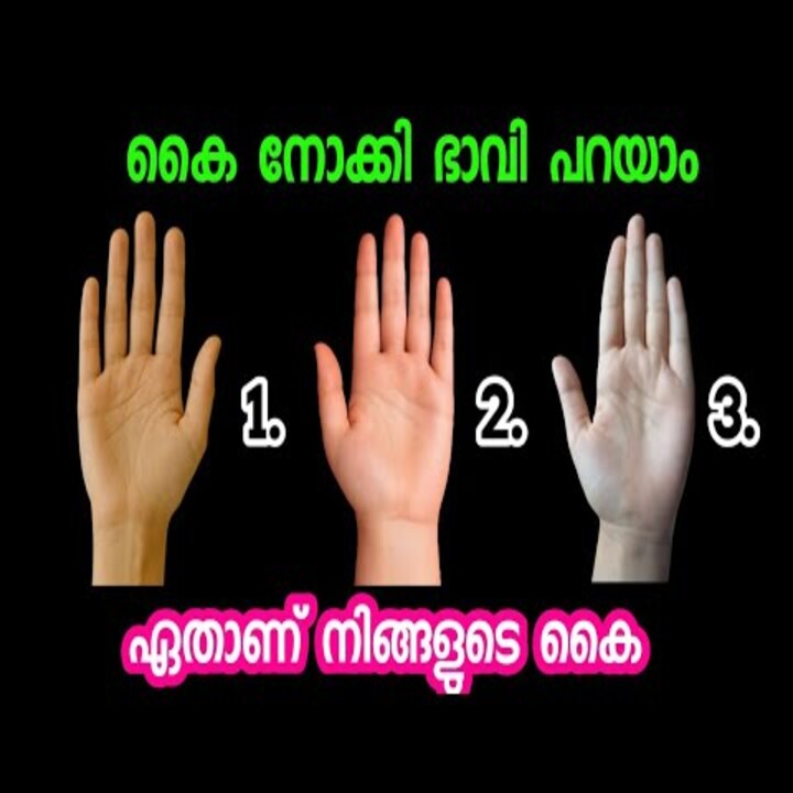 കൈ നോക്കി ഭാവി പ്രവചിക്കുന്നു നിങ്ങളുടെ കൈ ഏതാണ്
